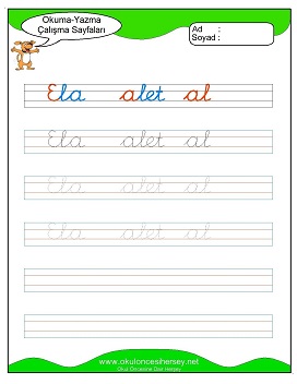 Elat Grubu Çalışma Sayfaları